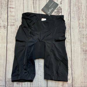 4 U Cycling Padded 9” Black Shorts. Size XSmall. NWT